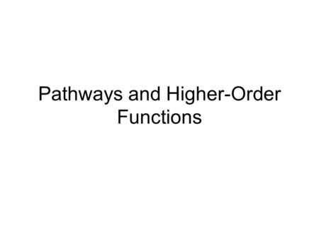 Pathways and Higher-Order Functions. Introduction There is a continuous flow of information between the brain, spinal cord, and peripheral nerves - millions.