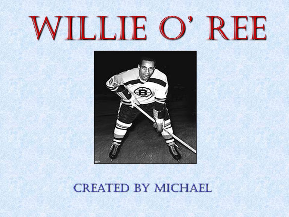 Willie O'Ree gave up baseball, broke National Hockey League color barrier