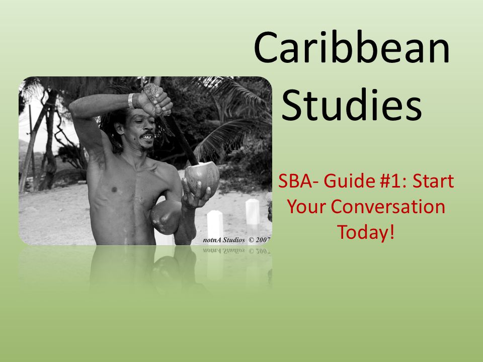 caribbean studies sba topics