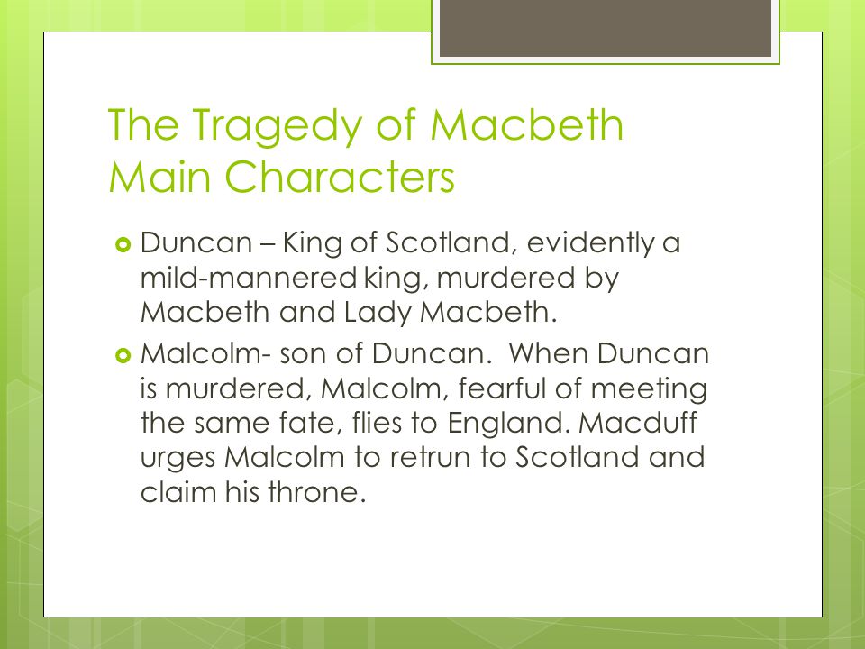 Malcolm in Macbeth by Shakespeare  Character Traits  Analysis  Video   Lesson Transcript  Studycom