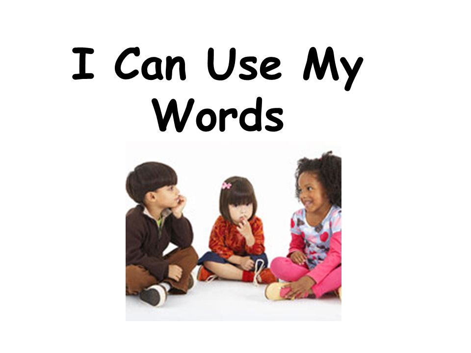 I Can Use My Words Ppt Video Online Download