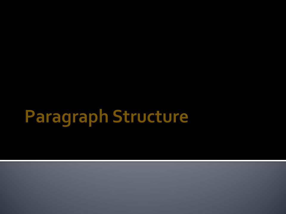 Txxxc paragraph structure example pdf