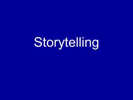 Storytelling. Common issue: Many new screen writer’s have issues taking a situation and creating a story from it.