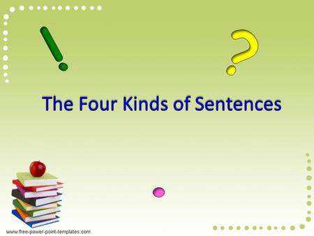 Today we are going to learn about the types of sentences. What is a sentence?