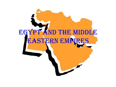 Egypt and the Middle Eastern Empires