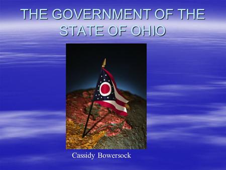 THE GOVERNMENT OF THE STATE OF OHIO Cassidy Bowersock.