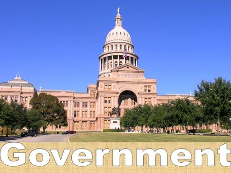 The Trinity of American Government Declaration of Independence –A document that is used to separate a country from another country. EXAMPLE: Texas from.