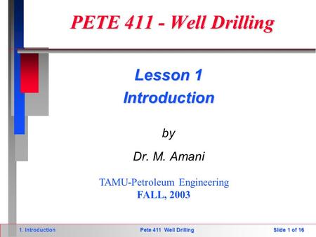 TAMU-Petroleum Engineering
