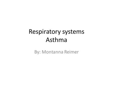 national center for case study teaching in science asthma attack