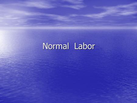 Normal Labor. Definitions -Lie מנח This refers to the longitudinal axis of the fetus in relation to the mother's longitudinal axis. This refers.