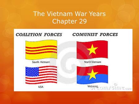 The Vietnam War Years Chapter 29. When Was John F. Kennedy elected to office He was elected in 1960, His term began in 1961.  m/topics/us-