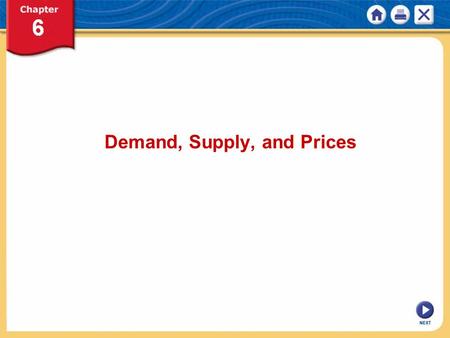 Demand, Supply, and Prices