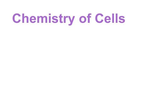 Chemistry of Cells. Has nothing to do with being naturally occurring!!