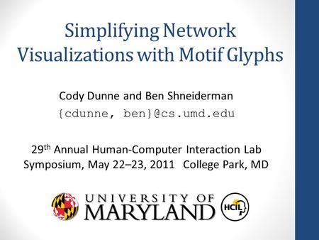 social network analysis presentation