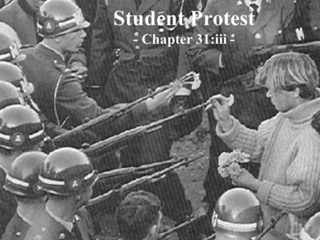 Student Protest - Chapter 31:iii -. In 1971 The New York Times published classified information about America’s involvement in the Vietnam War known as.