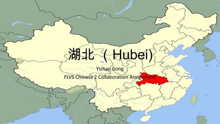 湖北 （ Hubei) Yizhao Gong FLVS Chinese 2 Collaboration Assignment.