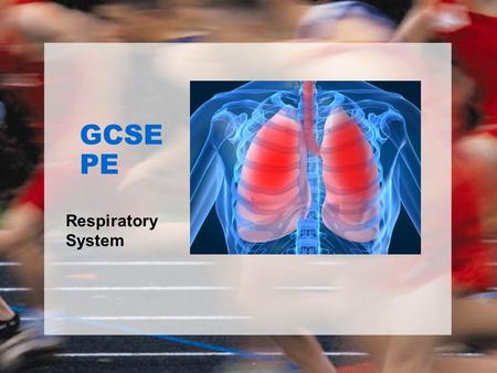 GCSE PE Respiratory System.