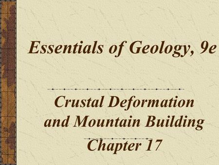 Essentials of Geology, 9e