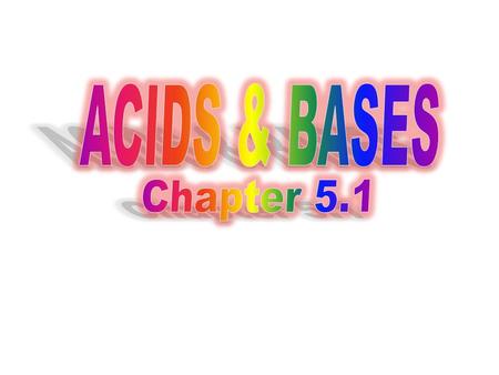 1.Differentiate between acids, bases and salts with respect to chemical formula, name, and properties. 2.Identify acids and bases using indicators (e.g.,