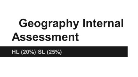 Geography Internal Assessment HL (20%) SL (25%). Question How has the coastal management strategy at ‘La Gravette’ affected the beach profile and sediment.