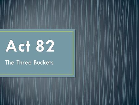 The Three Buckets. #1 Classroom Teachers #2 Principals #3 Nonteaching Professional Employees.
