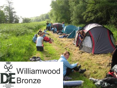Williamwood Bronze. The Headlines A prestigious, internationally recognized award for young people. Offered at three levels: Bronze, Silver, Gold. Offered.