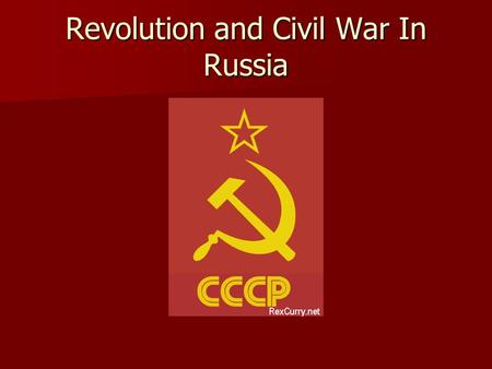 Revolution and Civil War In Russia. Unrest begins Following 1905 revolution Nicholas II failed to solve Basic problems in russia Following 1905 revolution.