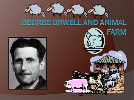 George Orwell Bio  Born Eric Blair (1903) in Motihari, Bengal, in the then British colony of India.  He was one of the poorer English boys at his upper-class.