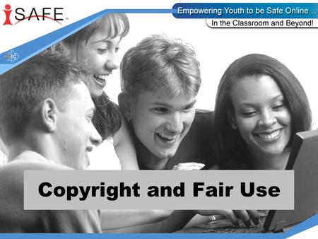 Copyright and Fair Use. Today you will be exercising your knowledge about copyright and fair use. You will be working with scenarios to determine how.