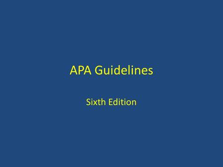 APA Guidelines Sixth Edition. APA Formatting Times New Roman 12 pt. Font Double Space Throughout (paragraph, Word) Arabic Numerals Only one-space after.