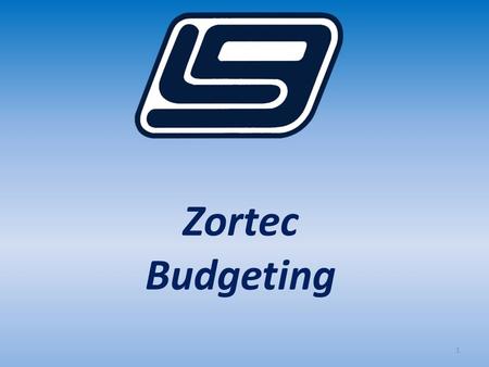 1 Zortec Budgeting. 2 In this session we will cover the basics of LGC’s Zortec General Ledger Budgeting features. Topics include: Manual Budget Projections.