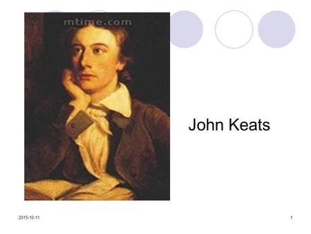 John Keats 2015-10-111. Ode to a Nightingale style of the poem This poem is written in disciplined 10-line stanza form which resembles the sonnet yet.