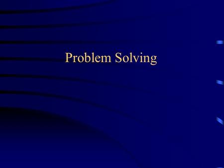 Problem Solving. Reminder: Quantitative Reasoning Amazingly powerful tool to understand the world around us Fundamentals: –Ratios –Graphs –Area &Volume.