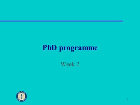 1 PhD programme Week 2. 2 What is the most common writing task for students? Yes, of course, it’s email Who do students write to? What do they write about?