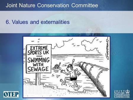 6. Values and externalities Joint Nature Conservation Committee.