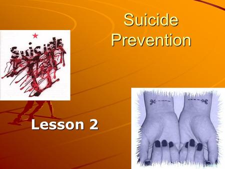 Suicide Prevention Lesson 2.