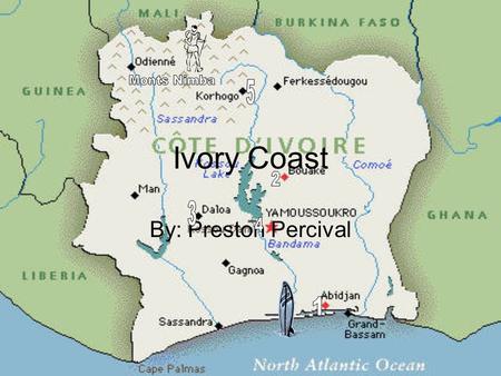 Ivory Coast By: Preston Percival. Historic Sites Basilica of Our Lady of Peace- Located in Yamoussoukro it is the largest church in the world. One major.