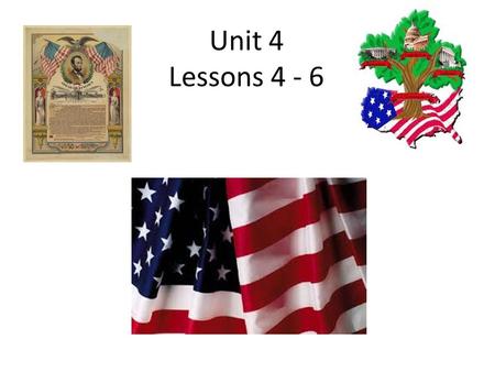 Unit 4 Lessons 4 - 6. A member of the Senate senator.