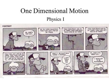 One Dimensional Motion Physics I 1 kg1000 g 1 g1000 mg 1 m1000 mm 1 m100 cm 1 cm10 mm 1 min60 sec 1 hour3600 sec 1 L1000 mL Metric Conversions YOU must.