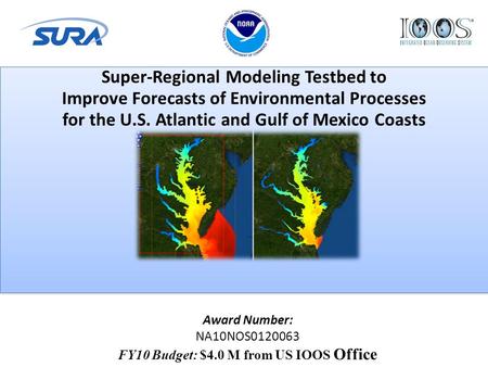 Super-Regional Modeling Testbed to Improve Forecasts of Environmental Processes for the U.S. Atlantic and Gulf of Mexico Coasts Super-Regional Modeling.