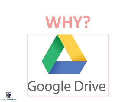 WHY?. Accessing Google Drive Online Besides accessing Drive from your computer, you can access it online in Google Apps. Click the GOOGLE APP icon, then.