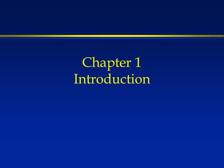 Chapter 1 Introduction. l In the past decade the amount of scientific information available on the importance of regular physical activity and good nutrition.