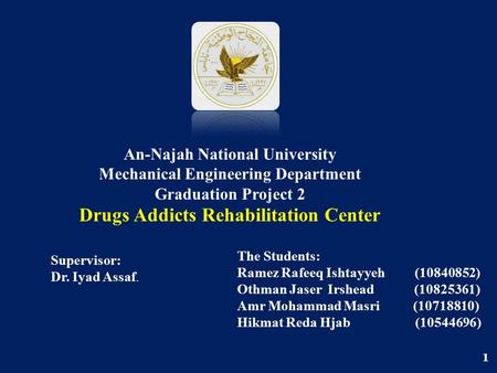 Drugs Addicts Rehabilitation Center