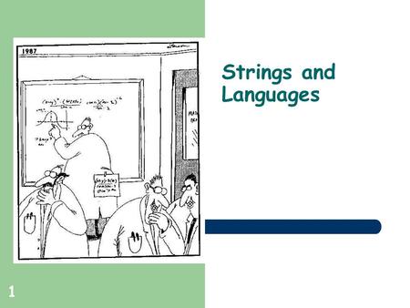 1 Strings and Languages. 2 Review Sets and sequences Functions and relations Graphs Boolean logic:      Proof techniques: – Construction, Contradiction,