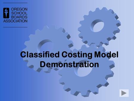Classified Costing Model Demonstration. What is it? Spreadsheet model Calculates total compensation over multiple years Create “What-If” scenarios When.