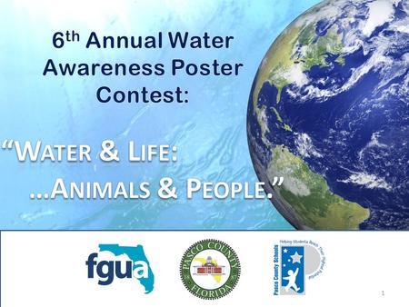 6th Annual Water Awareness Poster Contest: