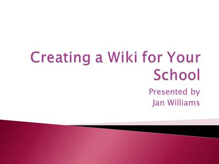 Presented by Jan Williams.  “You see and hear it everywhere, Web 2.0 This and Web 2.0 That but what is Web 2.0? How do you define Web 2.0? Well,