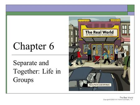 The Real World Copyright © 2008 W.W. Norton & Company, Inc. Chapter 6 Separate and Together: Life in Groups.