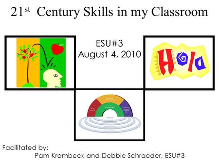 21 st Century Skills in my Classroom ESU#3 August 4, 2010 Facilitated by: Pam Krambeck and Debbie Schraeder, ESU#3.