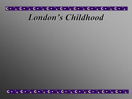London’s Childhood. London at age 8 with dog Rollo ChildhoodReference sites:  jack.html
